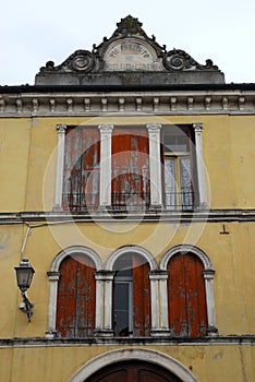 Historic building in Breganze Vicenza in Veneto (Italy)