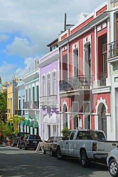 Historic building in Old San Juan, Puerto Rico