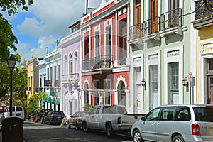 Historic building in Old San Juan, Puerto Rico