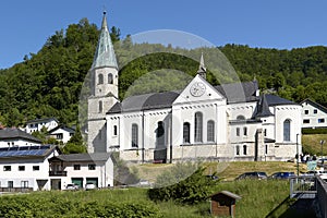 Parish Church in Reichraming, Oberosterreich, Austria