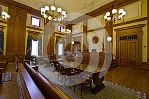 Historic Building Courtroom photo