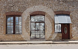 Historic Building Detail in Downtown Bertram Texas