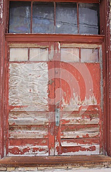 Historic Building Detail in Downtown Bertram Texas