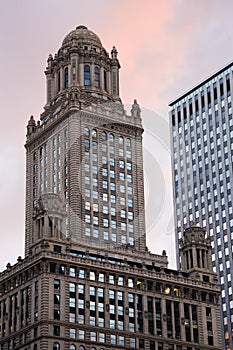 Historic building in downtown Chicago