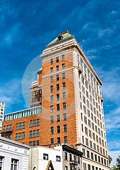 Historic building in downtown Sacramento, California