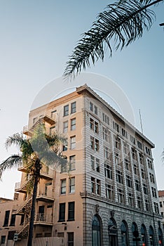 Historic building in downtown Santa Ana, California photo