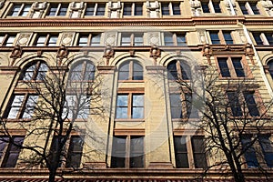 Historic building facade in San Antonio Texas