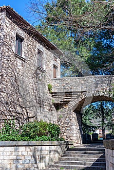 Historic Building in Girona, Spain