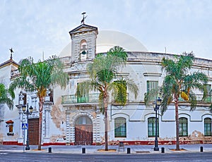 Historic building of Hospital San Juan de Dios, El Puerto, Spain