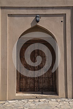 old door in ibri castle