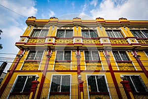 Historic building in Intramuros, Manila, The Philippines.