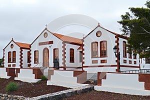 Historic building in La Ampuyenta on the island Fuerteventura