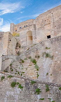 Historic building in Matera in Italy UNESCO European Capital of Culture 2019