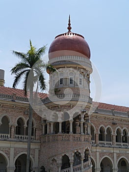 A historic building at the Merdeka square