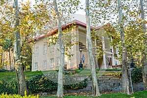 Historic building of Mir Emad Museum in Sa`dabad palace Complex, built by the Qajar and Pahlavi monarchs, located in Shemiran,