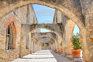 Historic building Mission in San Antonio