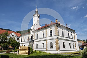 Historic building of municipal office, Lubietova, Slovakia