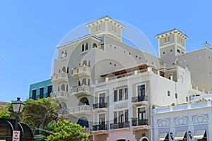 Historic building in Old San Juan, Puerto Rico