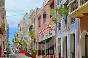 Historic building in Old San Juan, Puerto Rico