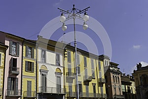 Historic building in Piazza della Vittoria at Lodi