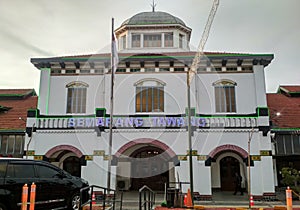 The historic building of Semarang Tawang station in theÂ Old City of Semarang,Â Central Java photo
