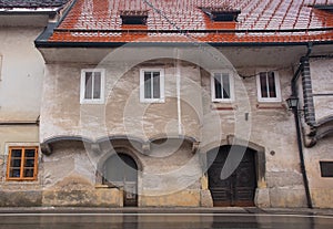 Historic Building in Skofja Loka, Slovenia