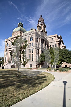 Historic building Tarrant County Courthouse view