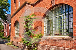 Historic building from the 19th century as part of the former barracks of the Prussian railway regiments photo