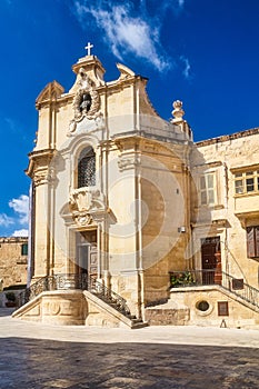 Historic building in Valletta, the capital city of Malta