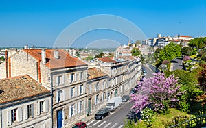 Historic buildings in Angouleme, France