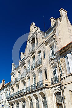 Historic buildings in Angouleme, France