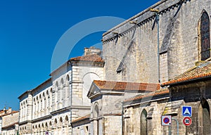 Historic buildings in Angouleme, France