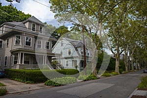 Historic buildings in Brookline, Massachusetts MA, USA