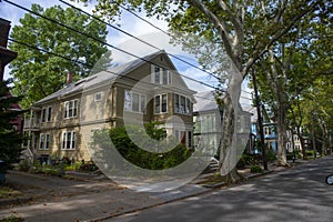 Historic buildings in Brookline, Massachusetts MA, USA