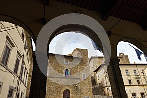 Historic buildings of Castiglion Fiorentino, Tuscany, Italy