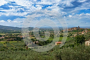 Historic buildings of Castiglion Fiorentino, Tuscany, Italy