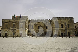 Historic buildings of Cavallino, in Lecce province