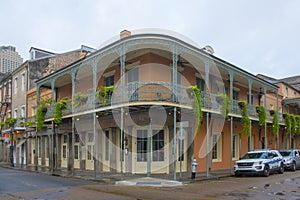 Chartres Street in French Quarter, New Orleans