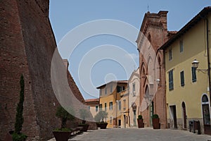 Historic buildings of Lari, Tuscany