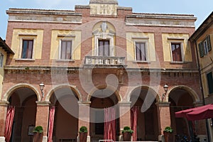 Historic buildings of Lari, Tuscany