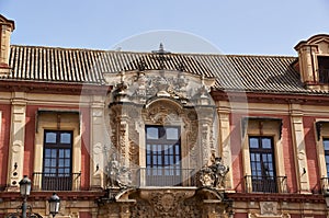 Historic buildings and monuments of Seville, Spain. Palacio Arzobispal