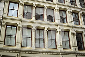 Historic buildings in New York City's Soho District photo