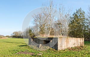 Historic bunker in the Netherlands