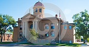 Historic Butte County courthouse in Belle Fourche South Dakota photo