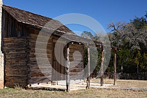 Historic cabin porch