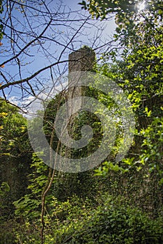 The historic Candleston Castle, Merthyr Mawr near Bridgend, South Wales.