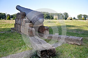 Historic Cannon dated from 17-18 century