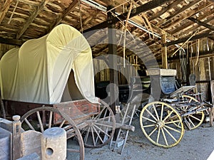 1800 Historic Carriage House Interior in Spring Mill State Park