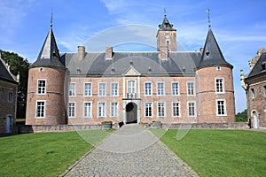 The historic Castle Alden Biesen, Belgium