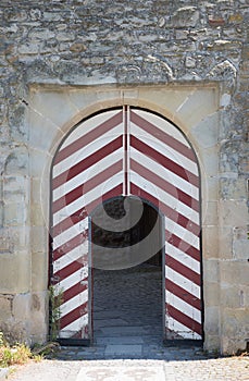 historic castle entrance, Rapperswil, switzerland